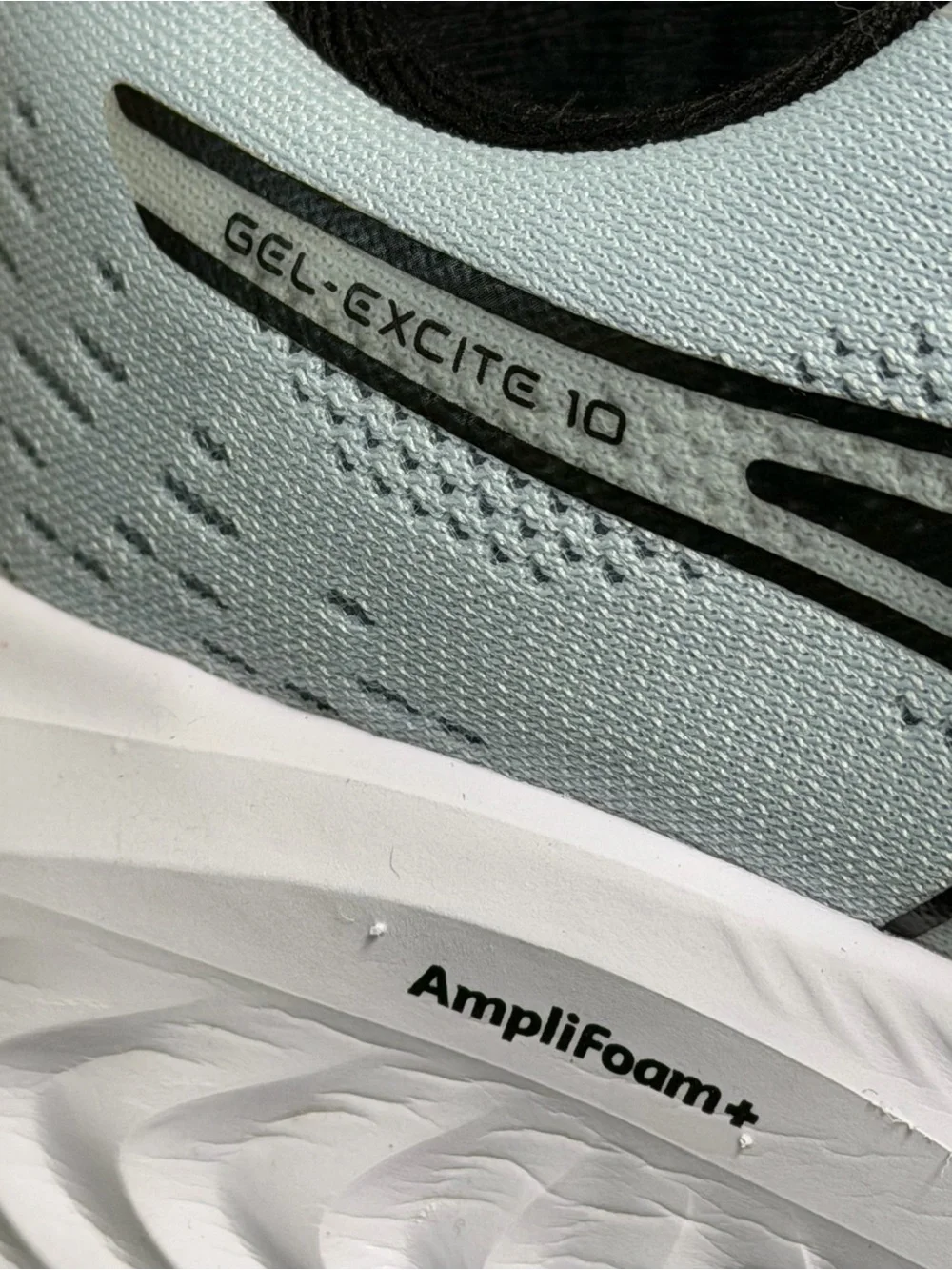Asics Gel-Excite 10 Men's Cool Grey/Black Running Shoes 1011B600 Size 9